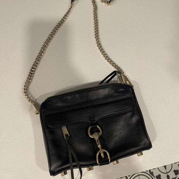 Rebecca Minkoff mini Mac in black gold - Picture 9 of 11